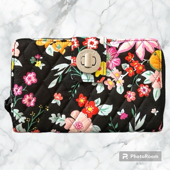 Vera Bradley RFID Turnlock Wallet - Picture 2 of 5